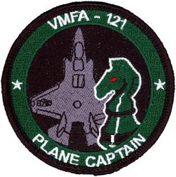 Marine Fighter Attack Squadron 121 (VMFA-121) F-35B Plane Captain
Established as Marine Fighting Squadron 121 (VMF-121) on 24 Jun 1941. Deactivated on 9 Sep 1945. Redesignated Marine Attack Squadron 121 (VMA-121) in 1951; Marine Attack Squadron 121 (VMA(AW)-121) in 1969; Marine Fighter Attack Squadron (All Weather) 121 (VMFA(AW)-121) on 8 Dec 1989; Marine Fighter Attack Squadron 121 (VMFA-121) in Nov 2012-.

Lockheed F-35B Lightning II

