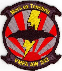 Marine All Weather Fighter Attack Squadron 242 (VMFA(AW)-242)
MORS EX TENEBRIS - Death from the Darkness
