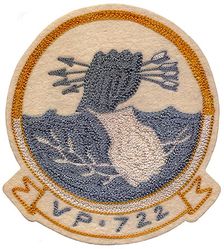 Patrol Squadron 722 (VP-722) 
Established as Patrol Squadron Seven Hundred Twenty Two (VP-722) in Nov 1956. Disestablished in Jan 1968. 
