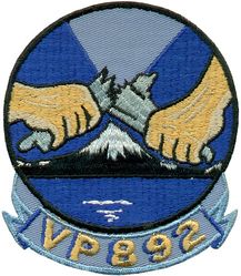 Patrol Squadron 892 (VP-892)
Established as Patrol Squadron NINE ONE SEVEN (VP-917) on 18 Jul 1946. Redesignated Patrol Squadron Medium Seaplane SIX SEVEN (VP-MS-67) on 15 Nov 1946; Patrol Bombing Squadron EIGHT NINE TWO (VPB-892) on Feb 1950. Disestablished in Feb 1953. Restablished as Patrol Squadron EIGHT NINE TWO (VB-892) in Nov 1956. Disestablished in Jan 1968.
