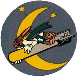 Torpedo Squadron TWO (VT-2)
Established as Torpedo Squadron ONE S (VT-1S) c. 1926. Redesignated Torpedo Squadron ONE B (VT-1B) on 1 Jul 1927; Torpedo Squadron ONE S (VT-1S) in Jun 1932;  Torpedo Squadron ONE B (VT-1B) in Apr 1933; Bombing Squadron ONE B (VB-1B) in 1934; Torpedo Squadron TWO (VT-2) on 1 Jun 1937. Disestablished on 6 Nov 1942. Reestablished as Torpedo Squadron TWO (VT-2) on 1 Jun 1943. Disestablished on 9 Nov 1945.

Insignia approved by CNO on 11 Nov 1943. US made, painted on canvas.

Deployments.
14 Feb 1944-20 Mar 1944, (CV-12) USS Hornet, CVG-2, Grumman TBM Avenger
30 Mar 1944-1 May 1944, (CV-12) USS Hornet, CVG-2, Grumman TBM Avenger 
11 Jun 1944-5 Aug 1944, (CV-12) USS Hornet, CVG-2, Grumman TBM Avenger 
6 Sep 1944-24 Sep 1944, (CV-12) USS Hornet, CVG-2, Grumman TBM Avenger

