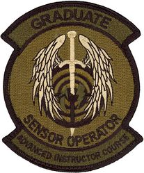 26th Weapons Squadron Sensor Operator Advanced Instructor Course Graduate
Keywords: OCP