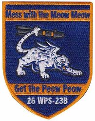 USAF Weapons School MQ-9 Weapons Instructor Course Class 2023B
26th Weapons Squadron
