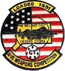 103d Tactical Fighter Group A-10 Weapons Loading Competition 1991
