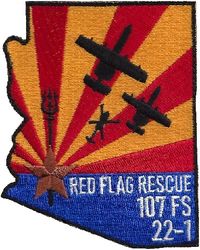 107th Fighter Squadron Exercise RED FLAG 2022-1
