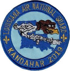 122d Fighter Squadron Kandahar 2019
The 122 FS did not deploy as a unit to Afghanistan, so this patch may have be made by a pilot detailed to fill a one-off position there. Afghan made.
