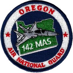 142d Maintenance Squadron F-15
In 1992, the ANG converted to the new unit designations. At first they used MAS to denote Maintenance Squadron. Very quickly this changed to MXS.
