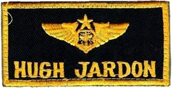 15th Tactical Reconnaissance Squadron Morale Name Tag
Joke name, navigator wings, Korean made.
