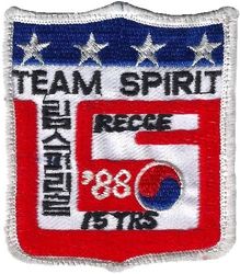 15th Tactical Reconnaissance Squadron Exercise TEAM SPIRIT 1988
Korean made.
