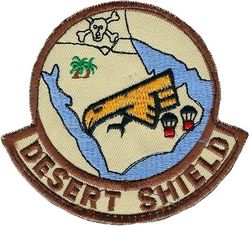 1661st Tactical Airlift Squadron (Provisional) Operation DESERT SHIELD 1990
Omani made.
Keywords: desert