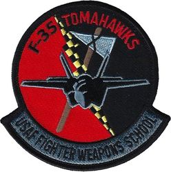 16th Weapons Squadron F-35
Short lived version, possibly as they used the word Fighter in the title.
