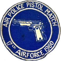 17th Air Force Air Police Pistol Match 1960
German made.
