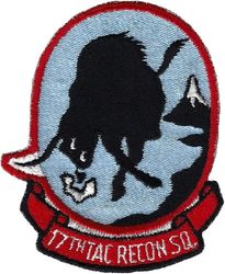 17th Tactical Reconnaissance Squadron
Made oval and on twill, circa 1975.
