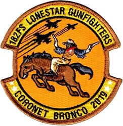 182d Fighter Squadron Exercise CORONET BRONCO 2019
182nd Fighter Squadron deployment to Mountain Home Air Force Base, Idaho, in May 2019.
