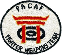 Pacific Air Forces Fighter Weapons Team
Year used unknown, was made up of Kadena units. Japan made.

