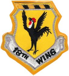 18th Wing
Korean made, sewn to leather.
