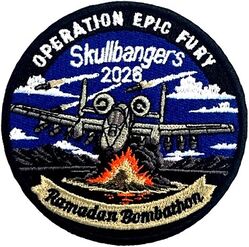 190th Expeditionary Fighter Squadron Operation EPIC FURY 2026
Possibly based at Al Dhafra AB.
