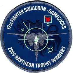 19th Fighter Squadron Raytheon Trophy Winners 2009
F-15 aircraft.
