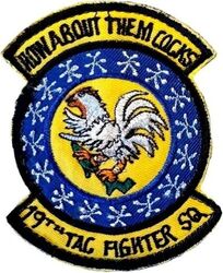 19th Tactical Fighter Squadron Morale
Korean made.

