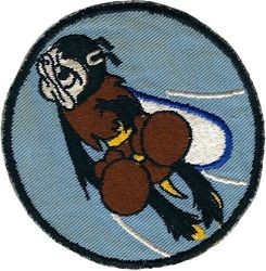 22d Fighter-Day Squadron
Circa 1957. May have been used into the TFS era. On twill, German made.
