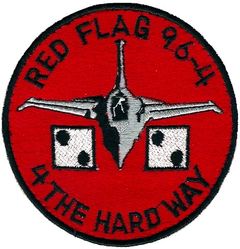 22d Fighter Squadron Exercise RED FLAG  1996-4
German made.
