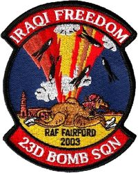 23d Expeditionary Bomb Squadron Operation IRAQI FREEDOM 2003
