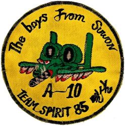25th Tactical Fighter Squadron Exercise TEAM SPIRIT 1985
Korean made.
