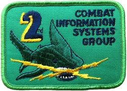 2d Combat Information Systems Group Headquarters Personnel
Yellow bolts used for HQ personnel. Hat patch.
