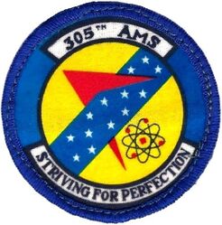 305th Avionics Maintenance Squadron
Silkscreened patch.
