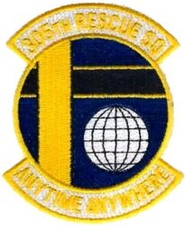 305th Rescue Squadron
Original design, replaced with winged horse.
