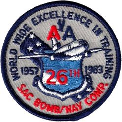 32d Air Refueling Squadron Strategic Air Command Bomb-Navigation Competition 1983
The American Airlines logo was on here as they helped train USAF KC-10 crews since they operated the civilian counterpart the DC-10.

