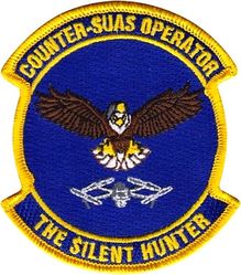 332d Expeditionary Security Forces Squadron Counter-SUAS Operator
SUAS= Small Unmanned Aircraft Systems (drones).
