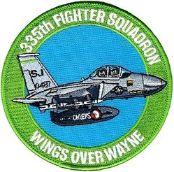 335th Fighter Squadron F-15E Morale
Wayne is the name of the county SJAFB is located in.
