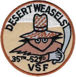 3552d Tactical Fighter Squadron (Provisional) and 3552d Fighter Squadron (Provisional) Morale
VSF= Very Severely Fucked. Saudi machine made. 
Keywords: desert