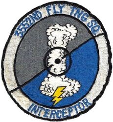 3552d Flying Training Squadron
F-94 and later F-89 aircraft before being redesignated a CCTS. Japan made.
