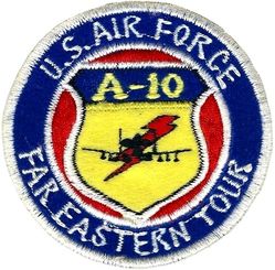 355th Tactical Fighter Wing A-10
Deployment to PACAF for A-10 familiarization and preparation for 25 TFS A-10 operations in very early 1980s. Korean made.
