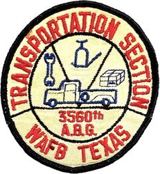 3560th Air Base Group Transportation Section
