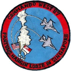 35th Tactical Fighter Squadron Exercise COMMANDO WEST 1987
Korean made.

