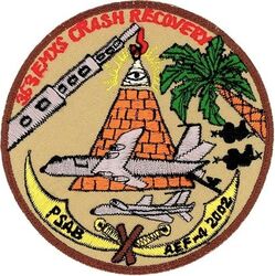 363d Expeditionary Maintenance Squadron Crash Recovery Section AEF-4 2002
Saudi made.
Keywords: Desert