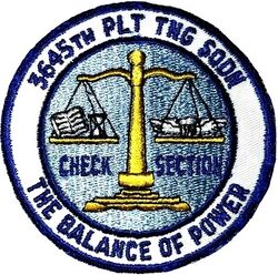 3645th Pilot Training Squadron Check Section
