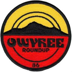 366th Tactical Fighter Wing  Owyhee Roundup 1986
Local 366th TFW hosted invitational competition. Named after the Owyhee Military Operating Airspace range that was used, it included the strike, air dominance recce and electronic warfare missions. Invited units could change from year to year.
