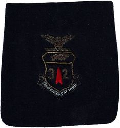 36th Fighter-Day Wing 32d Fighter-Day Squadron
Blazer pocket patch, for 32 FDS assigned to 36 FDW. Bullion German made.
