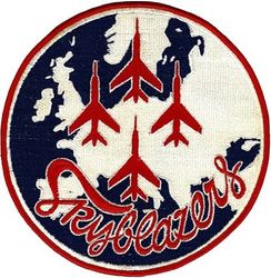 36th Tactical Fighter Wing Skyblazers Demonstration Team
Back patch, F-100C aircraft.

