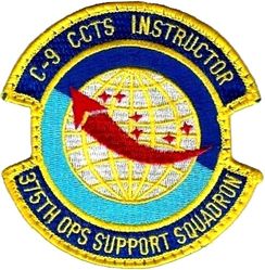 375th Operations Support Squadron C-9 Combat Crew Training Squadron Instructor
