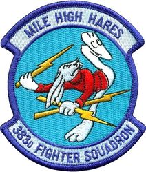 383d Fighter Squadron
The squadron was activated on 1 February 2016 and assigned to the 495th Fighter Group at Buckley Air Force Base, Colorado. It is an active duty associate of the Colorado Air National Guard's 120th Fighter Squadron, flying the 120th's General Dynamics F-16 Fighting Falcons.
