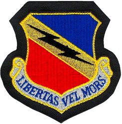388th Fighter Wing
Sewn  to leather.
