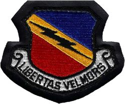 388th Tactical Fighter Wing
Sewn to leather as worn circa 1980.
