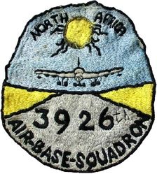 3926th Air Base Squadron
Moroccan made.
