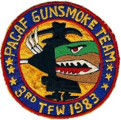 3d Tactical Fighter Wing Gunsmoke Competition 1983
Full color version. F-4E aircraft, Philippine made.

