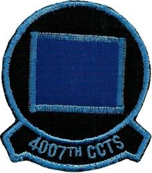 4007th Combat Crew Training Squadron
Blue box applied to center.
